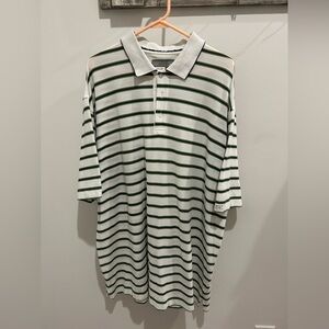 Cutter & Buck Mens Striped Polo Shirt